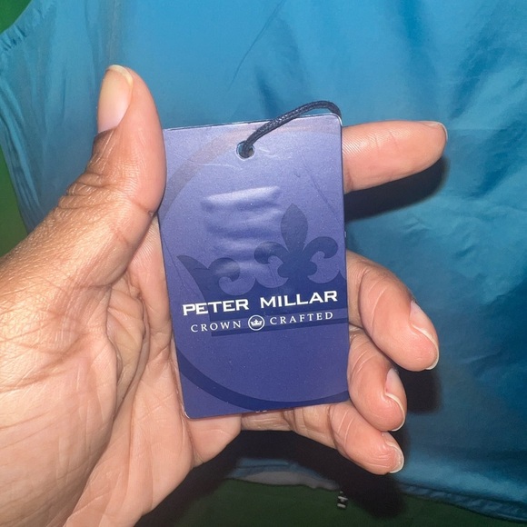 NWT Peter Millar Light Blue Vest size XL- Flaw - Picture 11 of 13